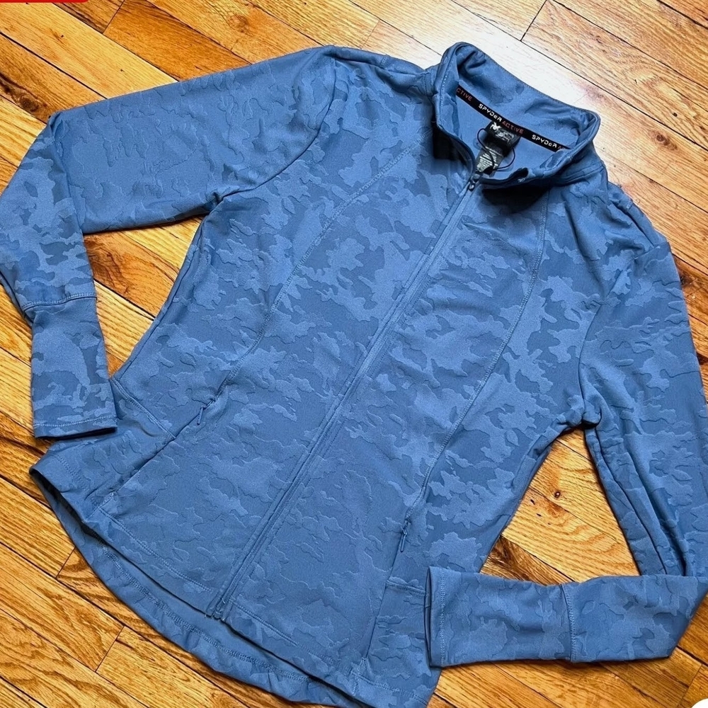 Spyder Blue Full-Zip Jacket